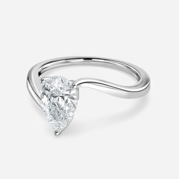 Pear Solitaire Engagement Ring