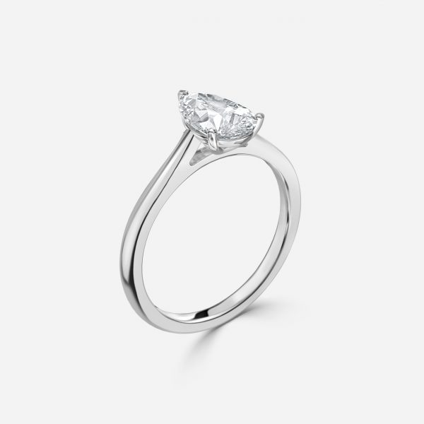 Pear Solitaire Engagement Ring