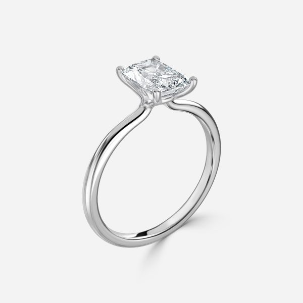 Radiant Solitaire Engagement Ring