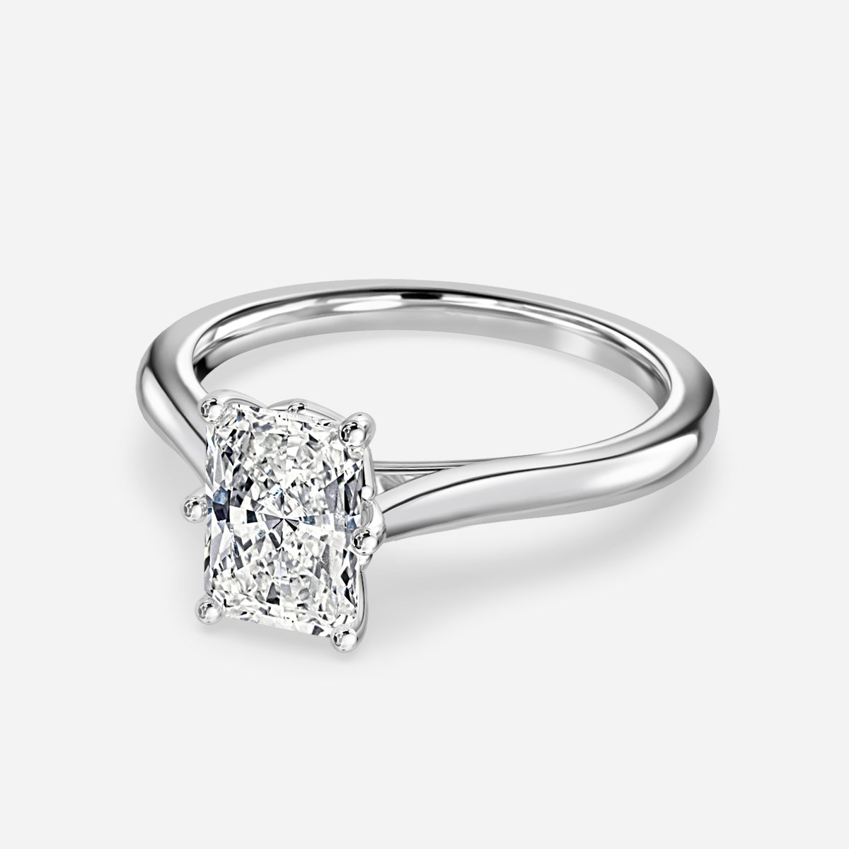 Radiant Solitaire Engagement Ring