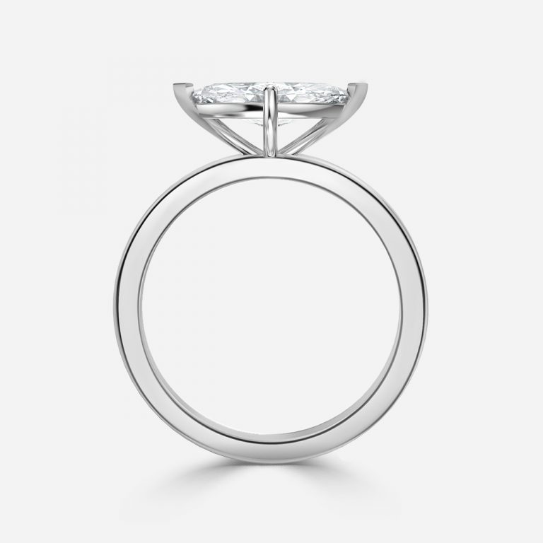 Marquise Solitaire Engagement Ring