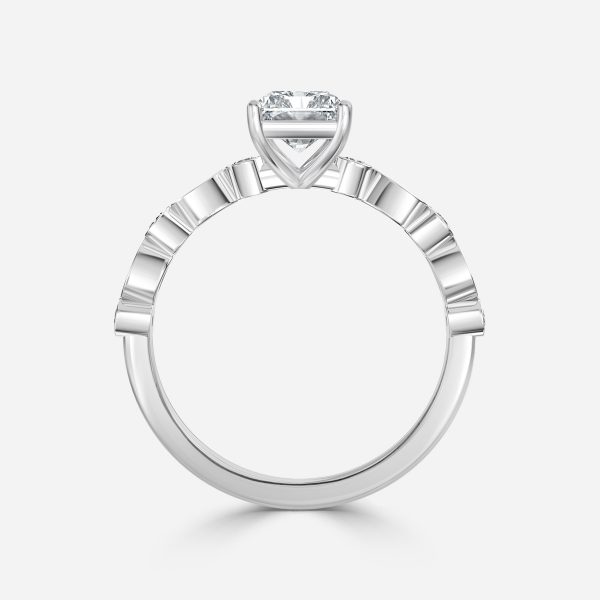 Radiant Unique Engagement Ring