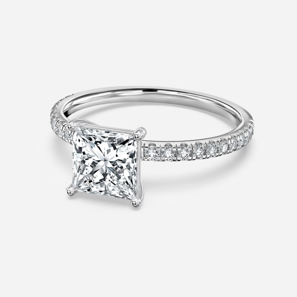 De La Luna Princess Diamond Band Engagement Ring