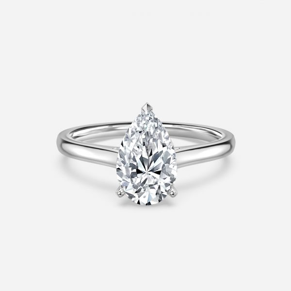 Pear Solitaire Engagement Ring