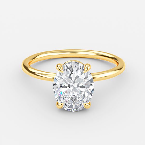 Oval Solitaire Engagement Ring